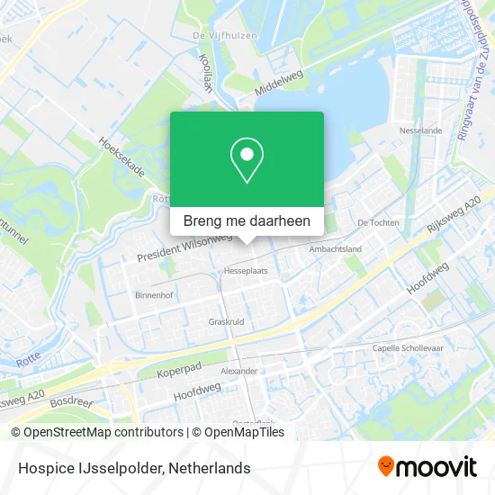 Hospice IJsselpolder kaart