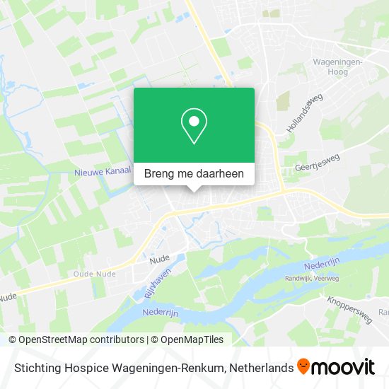 Stichting Hospice Wageningen-Renkum kaart