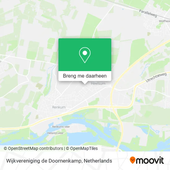 Wijkvereniging de Doornenkamp kaart