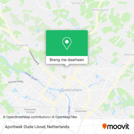 Apotheek Oude IJssel kaart