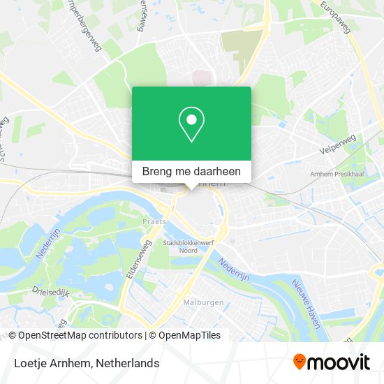 Loetje Arnhem kaart