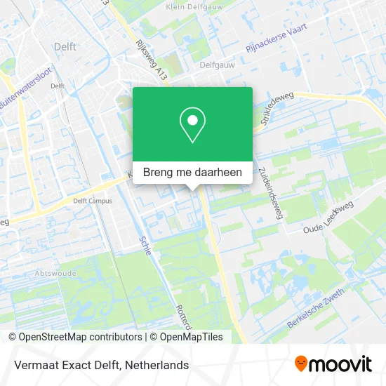 Vermaat Exact Delft kaart