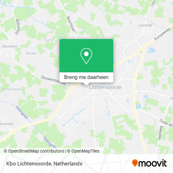 Kbo Lichtenvoorde kaart