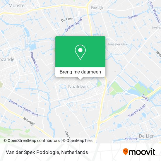Van der Spek Podologie kaart