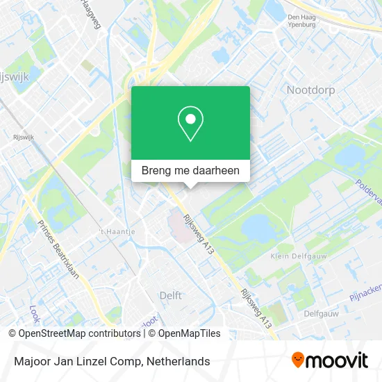 Majoor Jan Linzel Comp kaart