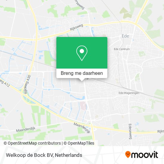 Welkoop de Bock BV kaart