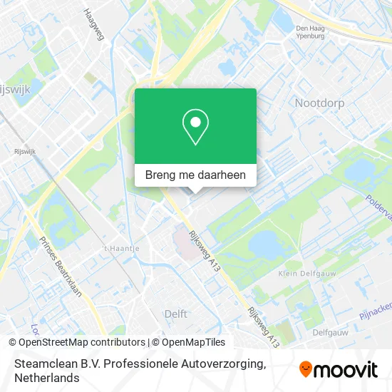 Steamclean B.V. Professionele Autoverzorging kaart