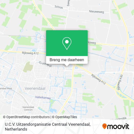 U.C.V. Uitzendorganisatie Centraal Veenendaal kaart