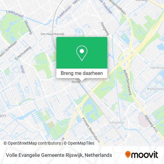 Volle Evangelie Gemeente Rijswijk kaart