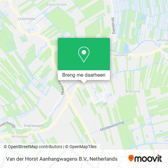 Van der Horst Aanhangwagens B.V. kaart