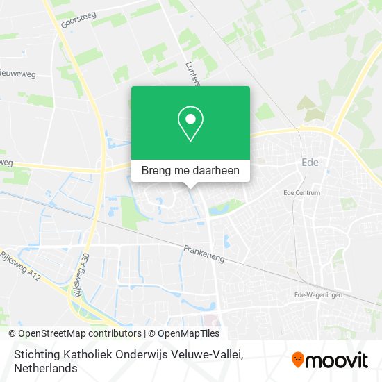 Stichting Katholiek Onderwijs Veluwe-Vallei kaart