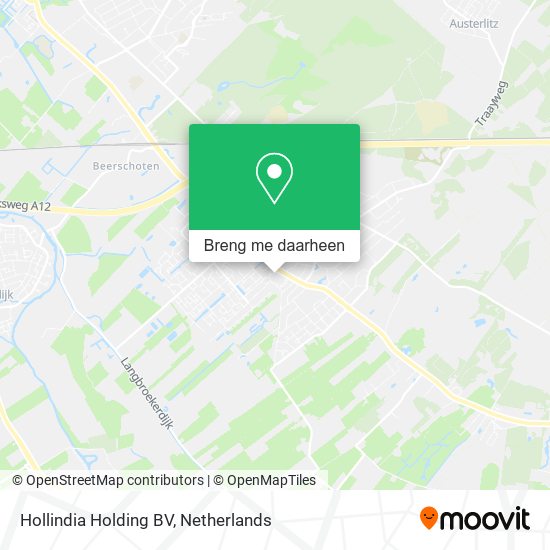 Hollindia Holding BV kaart