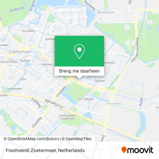 Freshvendi Zoetermeer kaart
