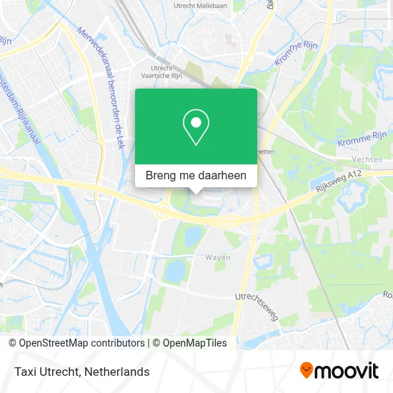 Taxi Utrecht kaart