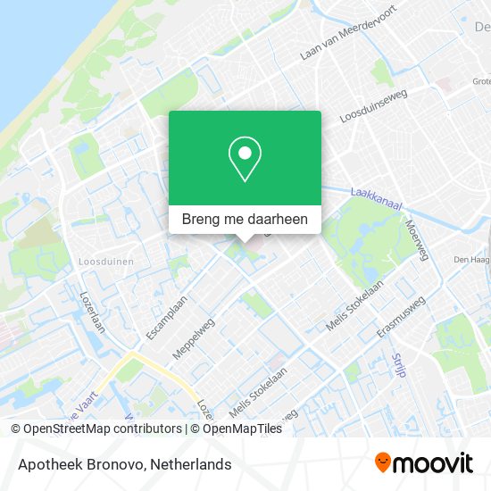 Apotheek Bronovo kaart