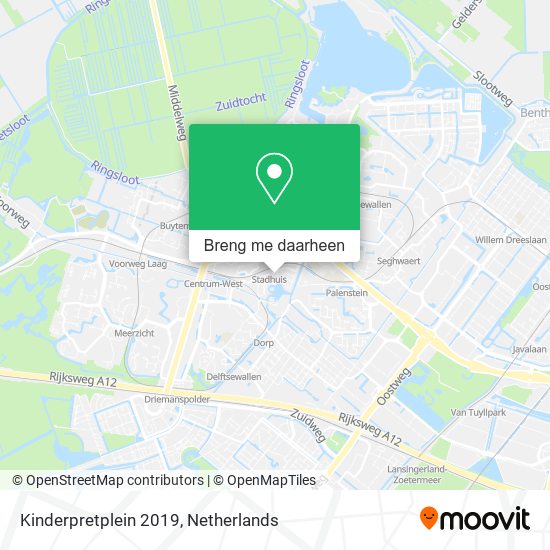 Kinderpretplein 2019 kaart