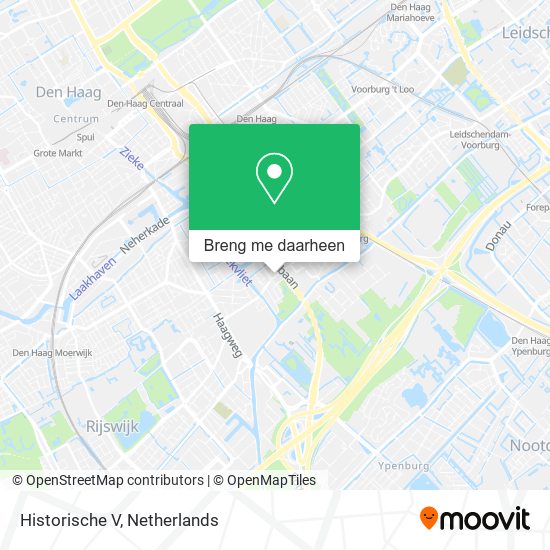 Historische V kaart