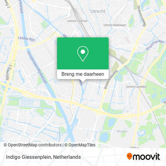 Indigo Giessenplein kaart