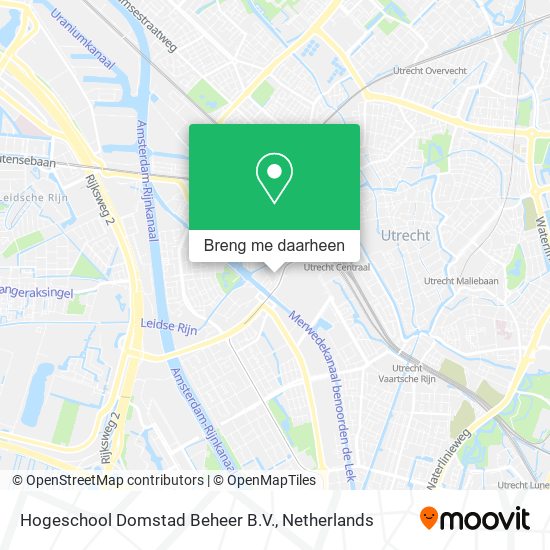 Hogeschool Domstad Beheer B.V. kaart