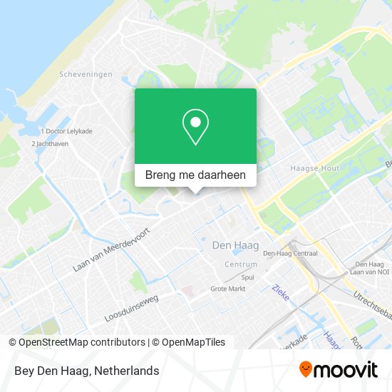 Bey Den Haag kaart