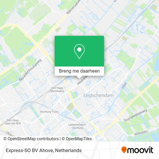 Express-SO BV Ahove kaart