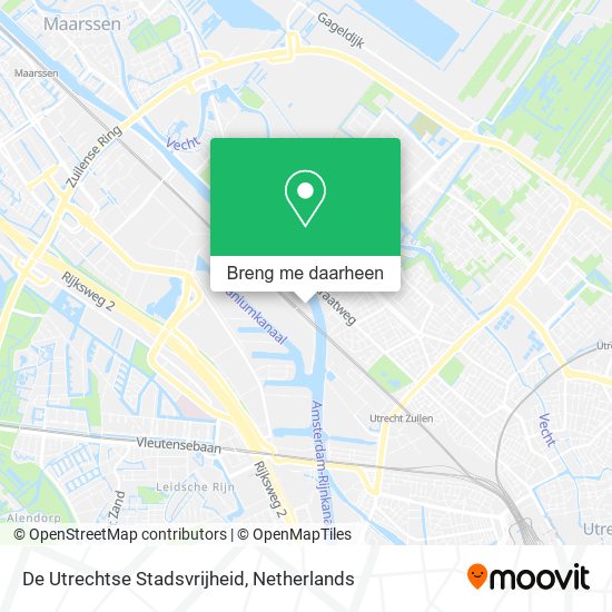 De Utrechtse Stadsvrijheid kaart