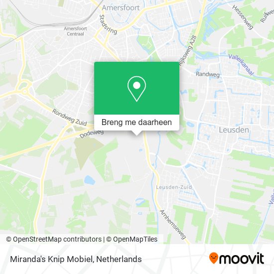 Miranda's Knip Mobiel kaart