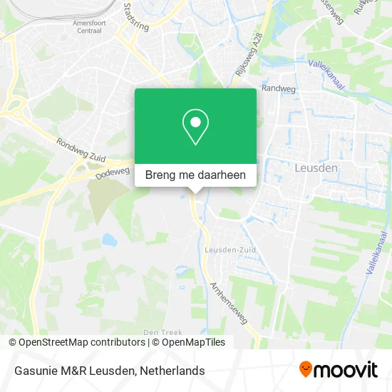 Gasunie M&R Leusden kaart