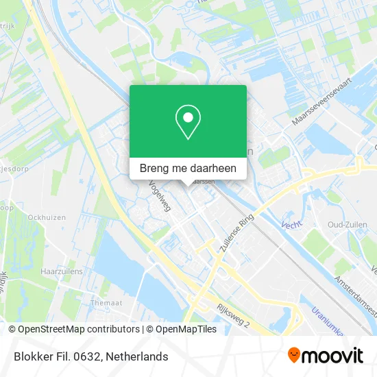 Blokker Fil. 0632 kaart