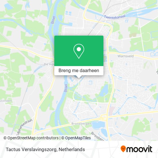 Tactus Verslavingszorg kaart