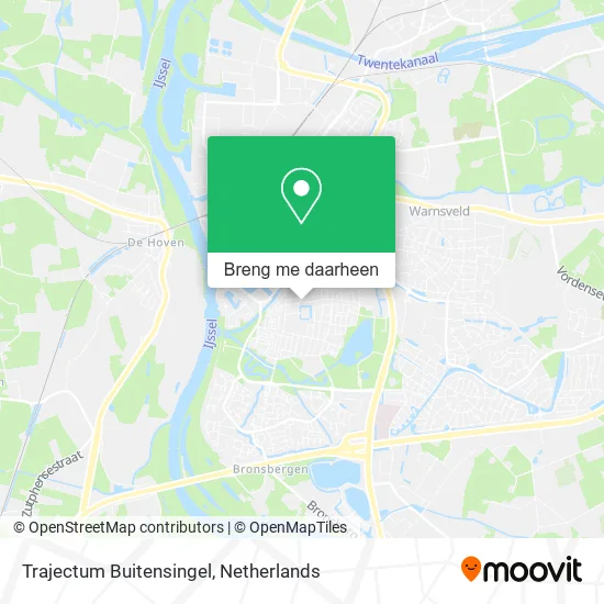 Trajectum Buitensingel kaart
