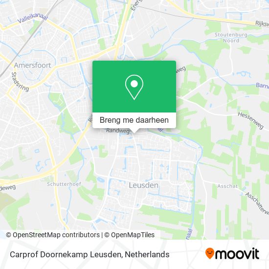 Carprof Doornekamp Leusden kaart