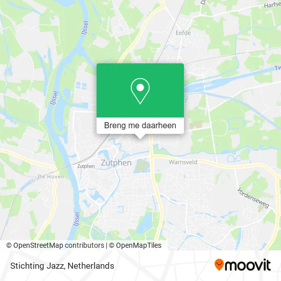 Stichting Jazz kaart