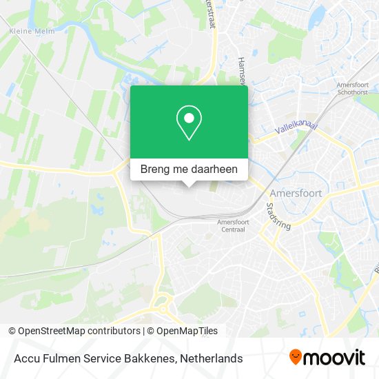 Accu Fulmen Service Bakkenes kaart