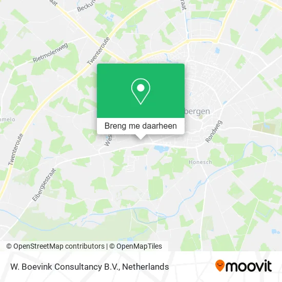 W. Boevink Consultancy B.V. kaart