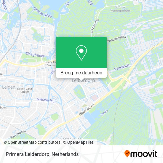 Primera Leiderdorp kaart