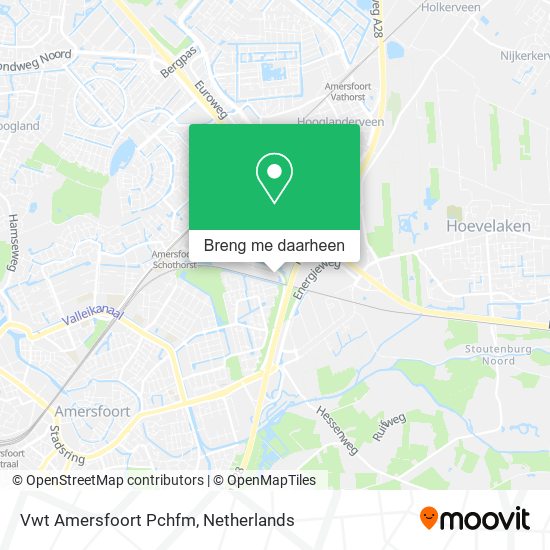 Vwt Amersfoort Pchfm kaart