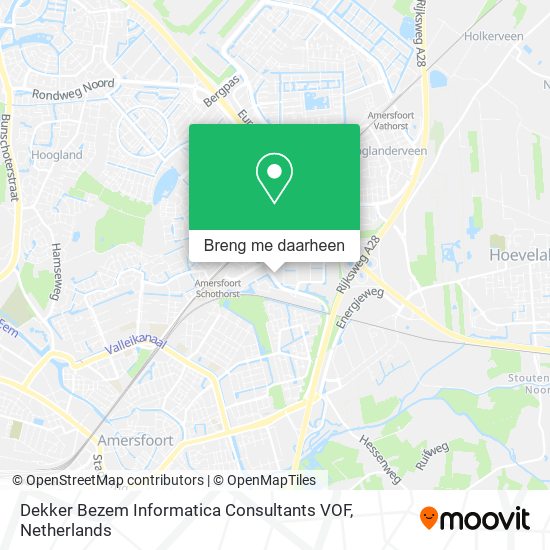 Dekker Bezem Informatica Consultants VOF kaart