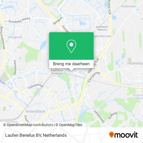 Laufen Benelux BV kaart