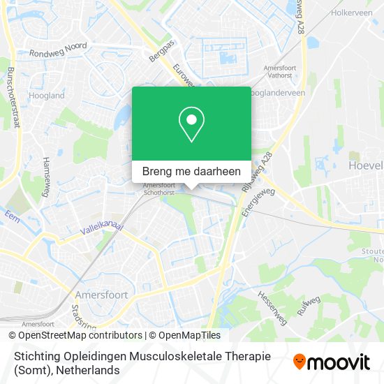 Stichting Opleidingen Musculoskeletale Therapie (Somt) kaart
