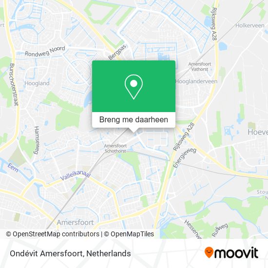 Ondévit Amersfoort kaart