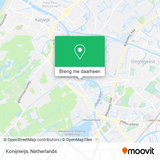 Konijnwijs kaart