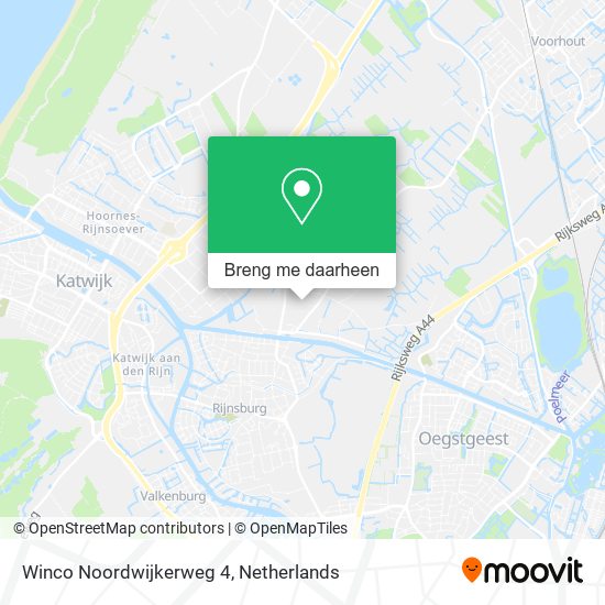 Winco Noordwijkerweg 4 kaart