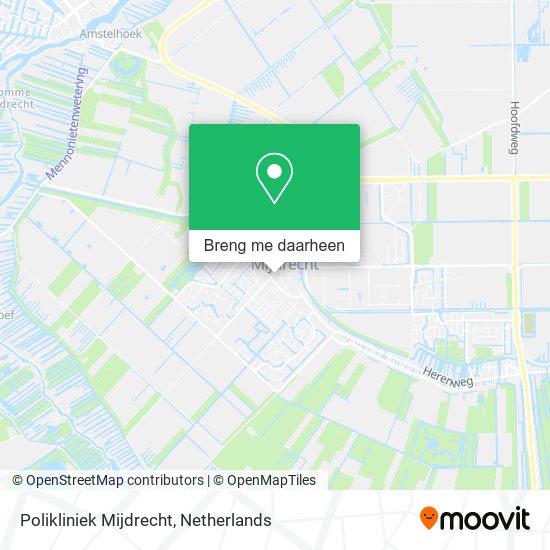 Polikliniek Mijdrecht kaart