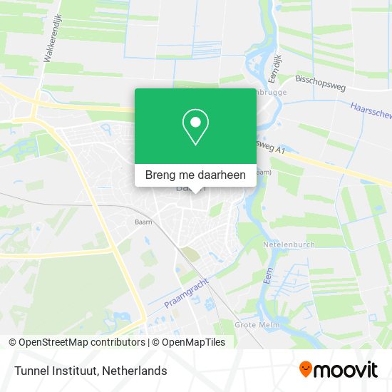 Tunnel Instituut kaart