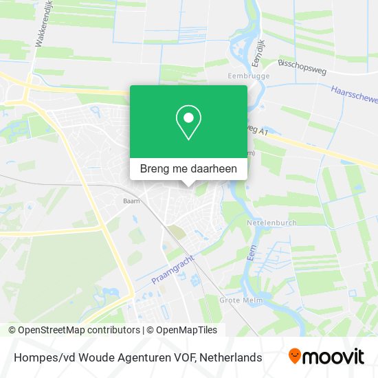 Hompes/vd Woude Agenturen VOF kaart