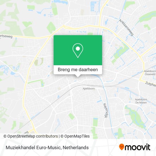 Muziekhandel Euro-Music kaart