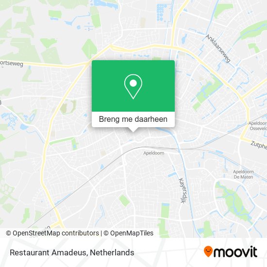 Restaurant Amadeus kaart