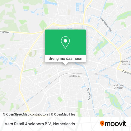 Vem Retail Apeldoorn B.V. kaart