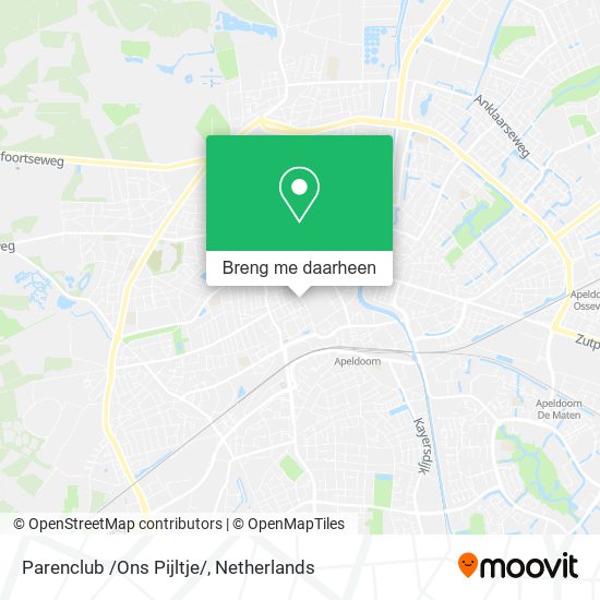 Parenclub /Ons Pijltje/ kaart